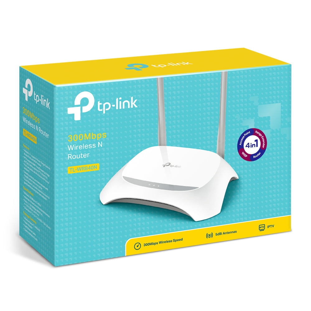 TP-LINK 300Mbps þráðlaus N300 Router (TL-WR840N)