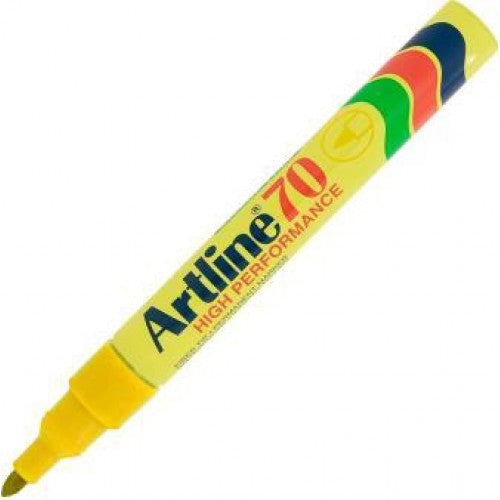 Artline 70 Permanent marker - gulur