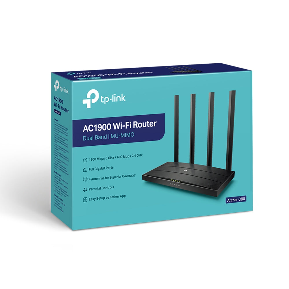TP-LINK Archer C80 V1 þráðlaus Router (ARCHER C80)