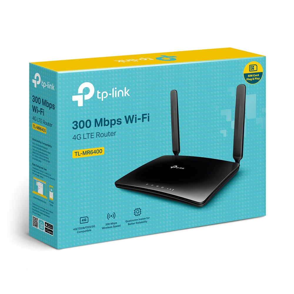 TP-LINK 300M þráðlaus N 4G LTE Router (TL-MR6400)