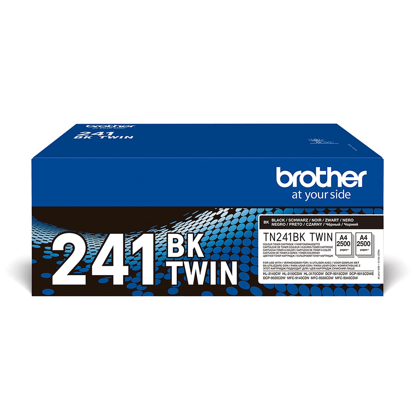 Brother TN-241BKTWIN (Prentar: 2 x 2,500 síður) svart dufthylkis - Twin Pack