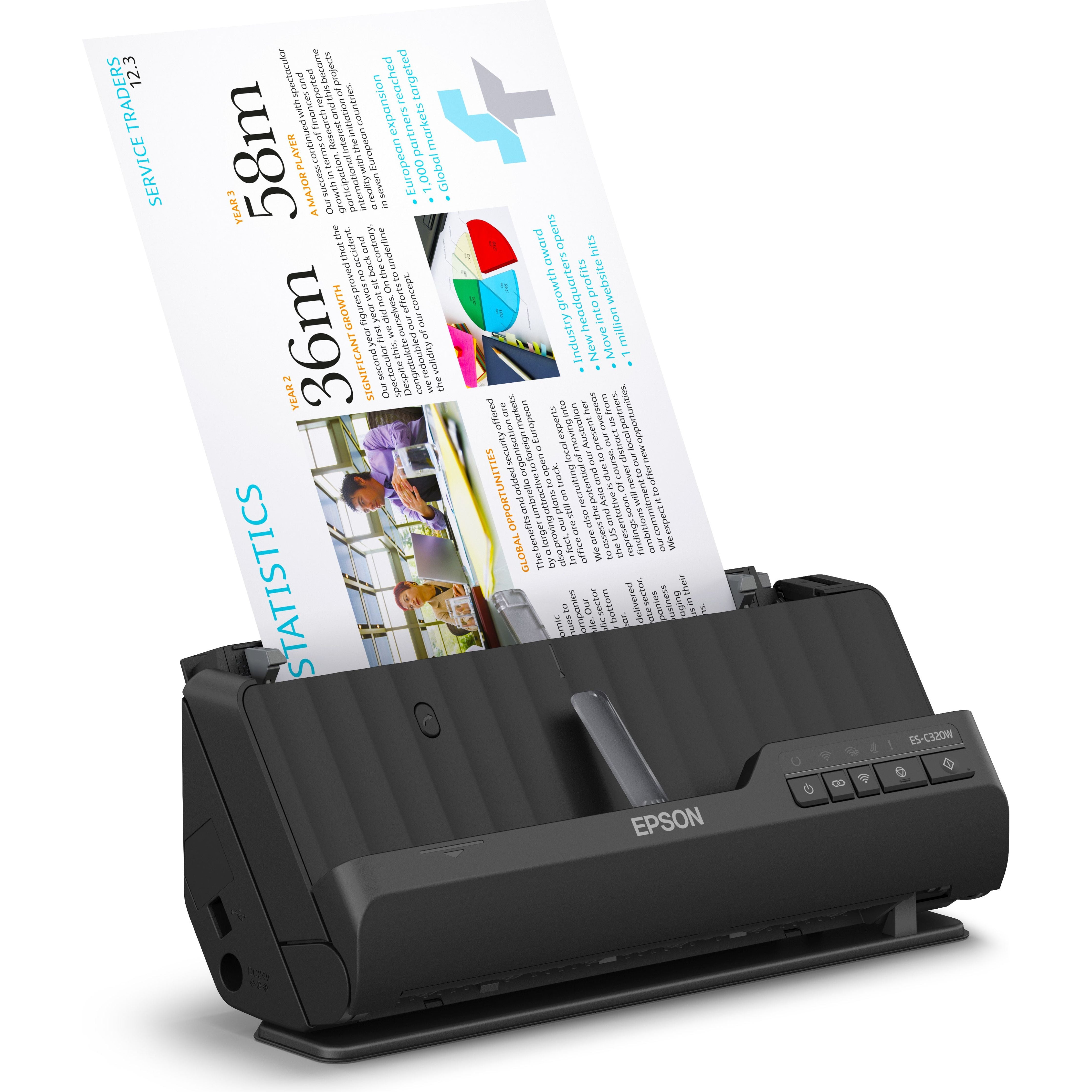 Epson Workforce ES-C320W compact Wi-Fi scanner