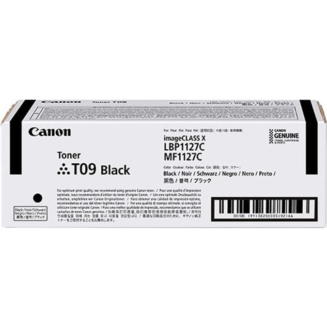 Canon Cart. T09 fyrir i-SENSYS X C1128i/X C1127iF/ X C1127P (3020c006) svart
