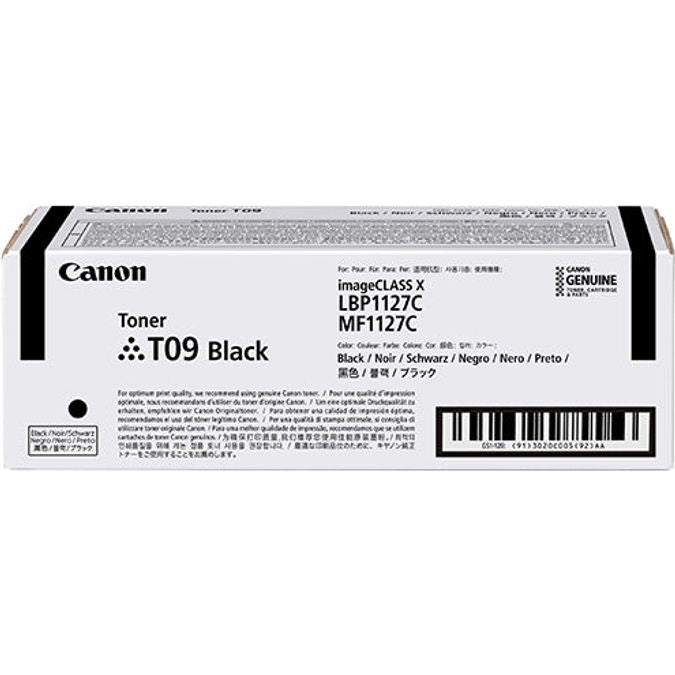 Canon Cart. T09 fyrir i-SENSYS X C1128i/X C1127iF/ X C1127P (3020c006) svart