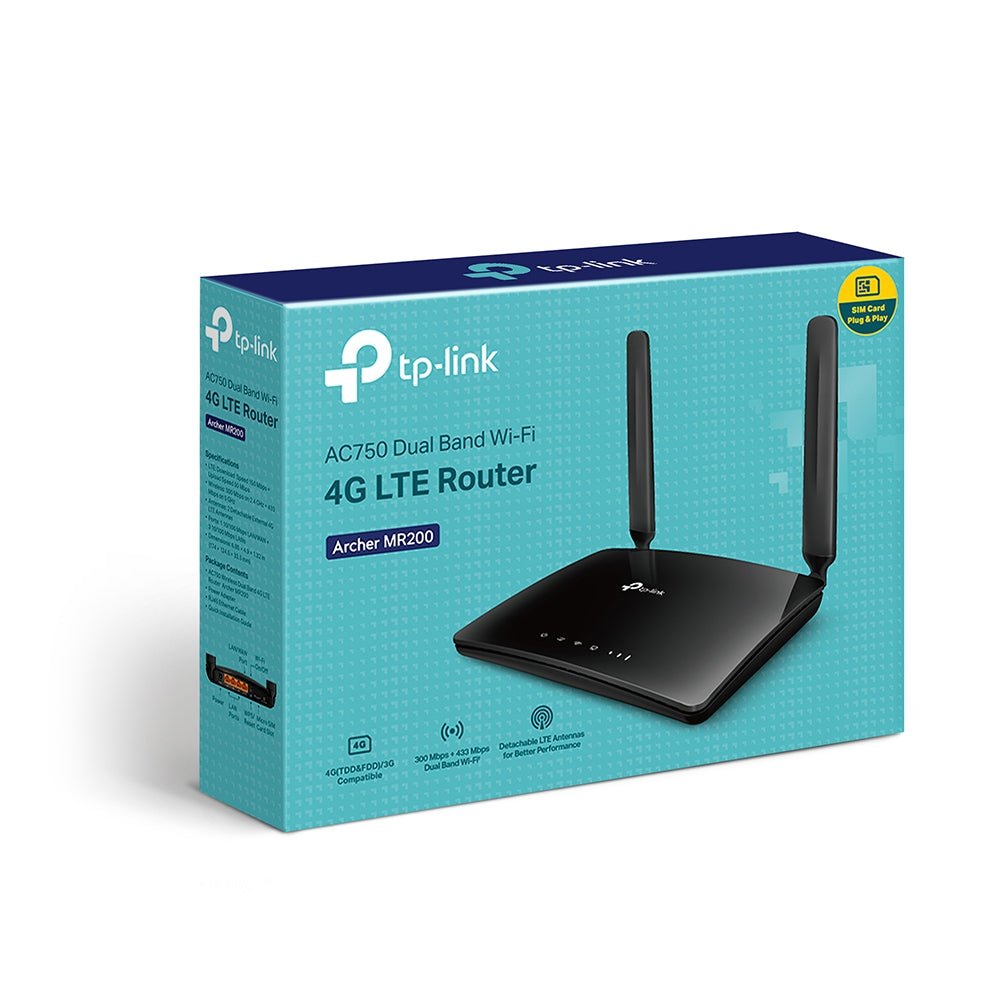 TP-LINK MR200 4GLTE WiFi Dual Band Router (ARCHER MR200)
