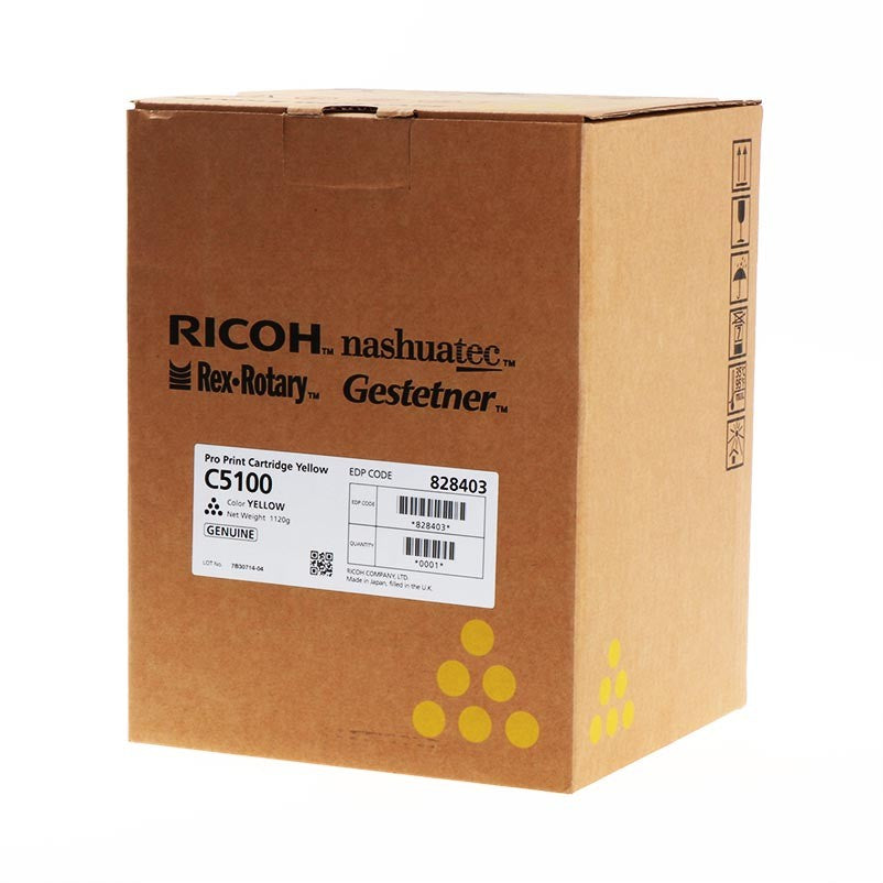 Ricoh Toner 828403 standard capacity C5100 yellow