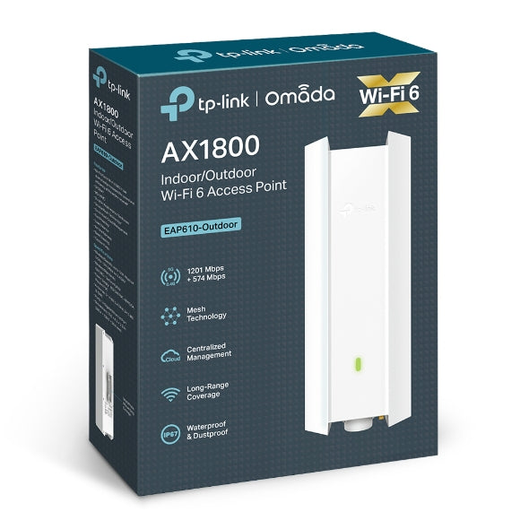 TP Link Omada EAP610 Outdoor Wifi 6 Accesspoint (EAP610-OUTDOOR)