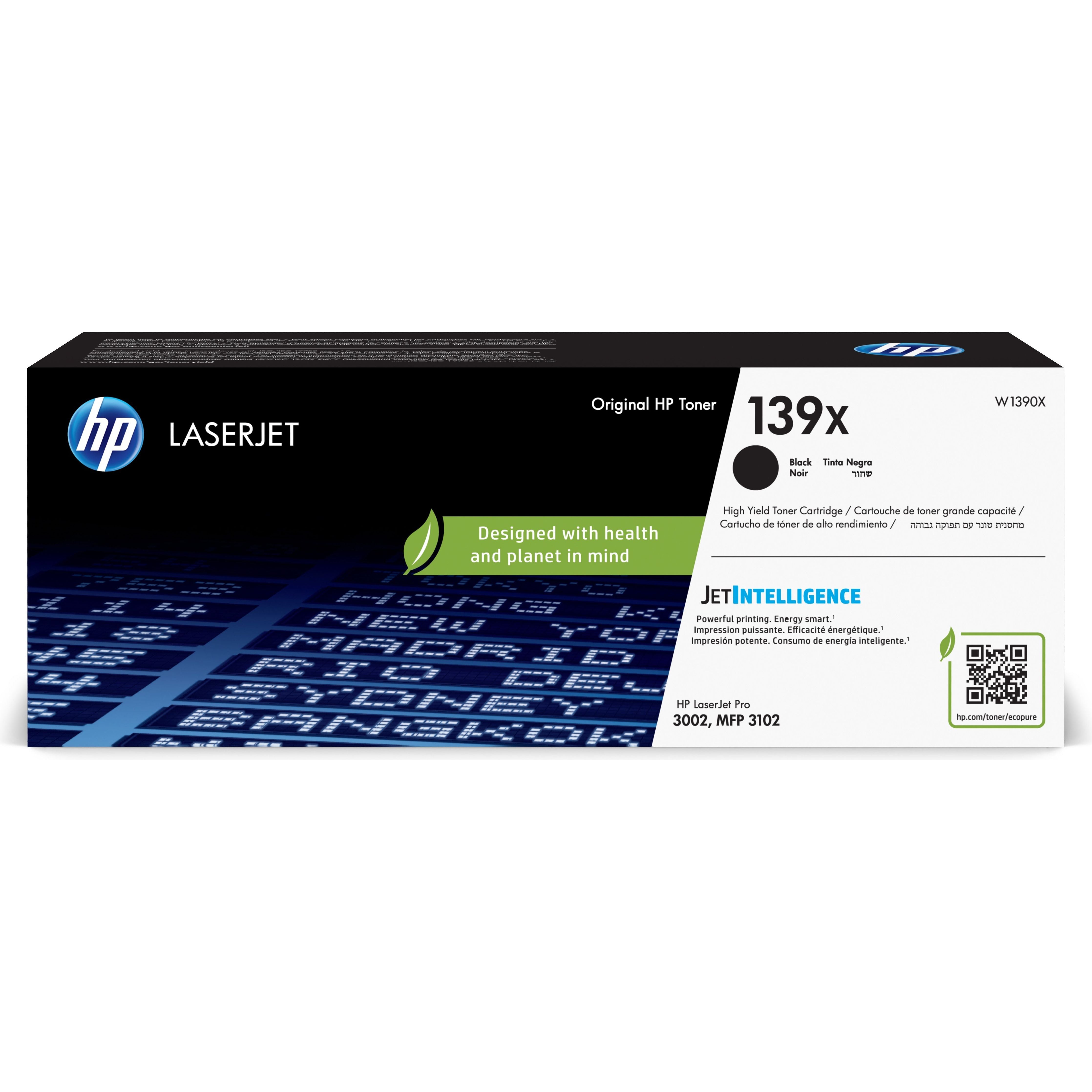 HP 139X dufthylki svart W1390X HP LaserJet M 332