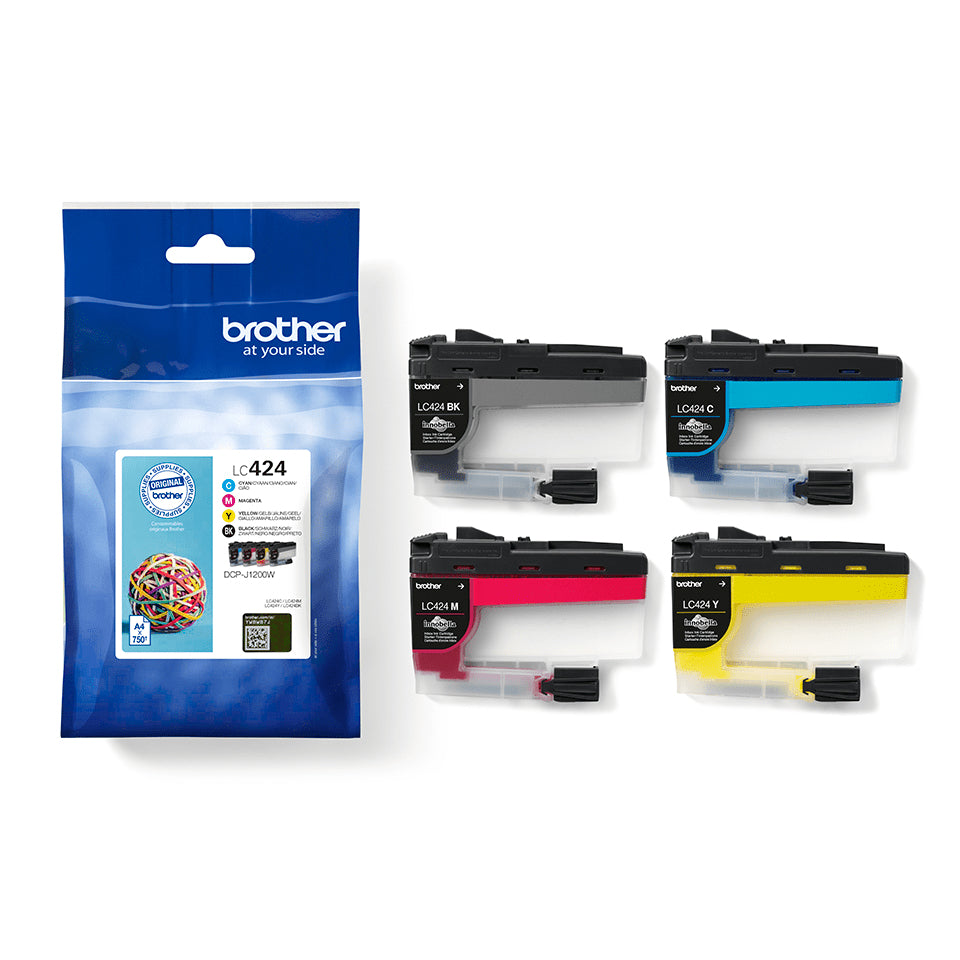 Brother Ink Cart. LC-424C for DCP-J1200DW blátt LC424C