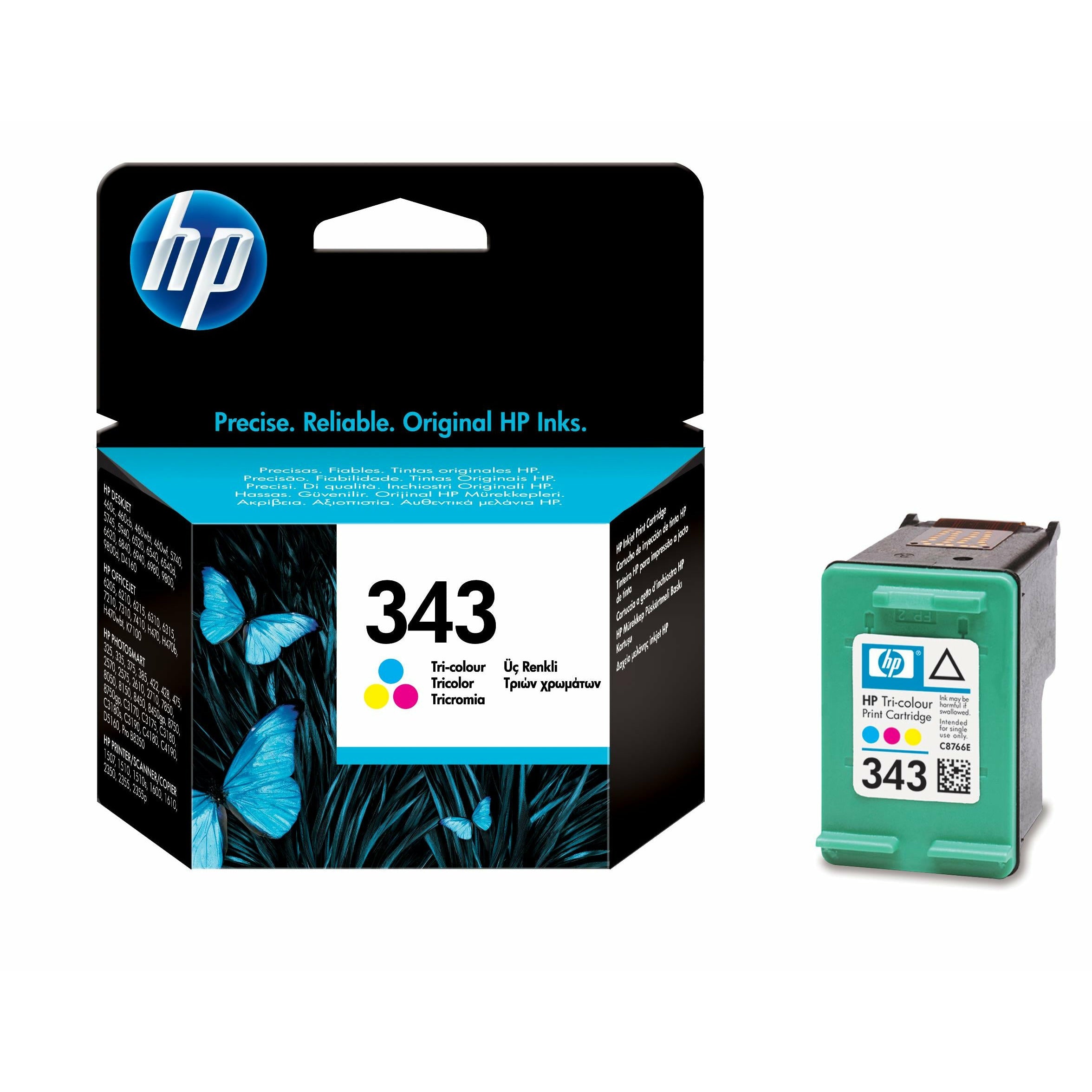 HP C8766E 343 Tricolour blekhylki 7ml