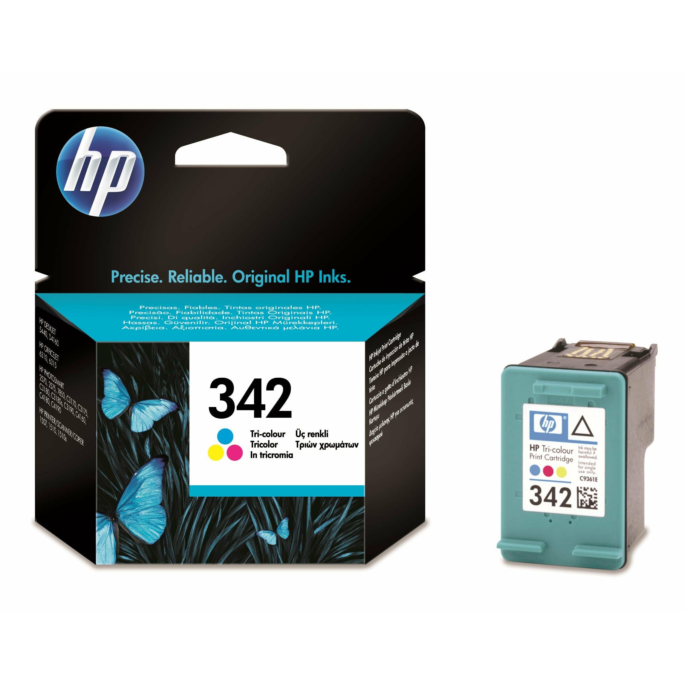 HP C9361E 342 CMY blekhylki 5ml