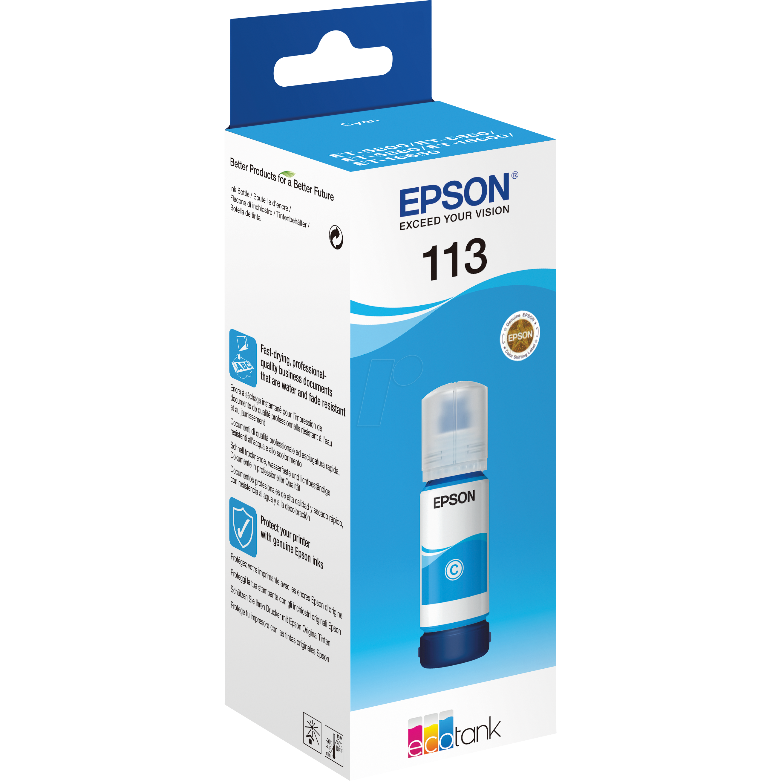 Epson C13T06B240 113 blátt Ink 70ml