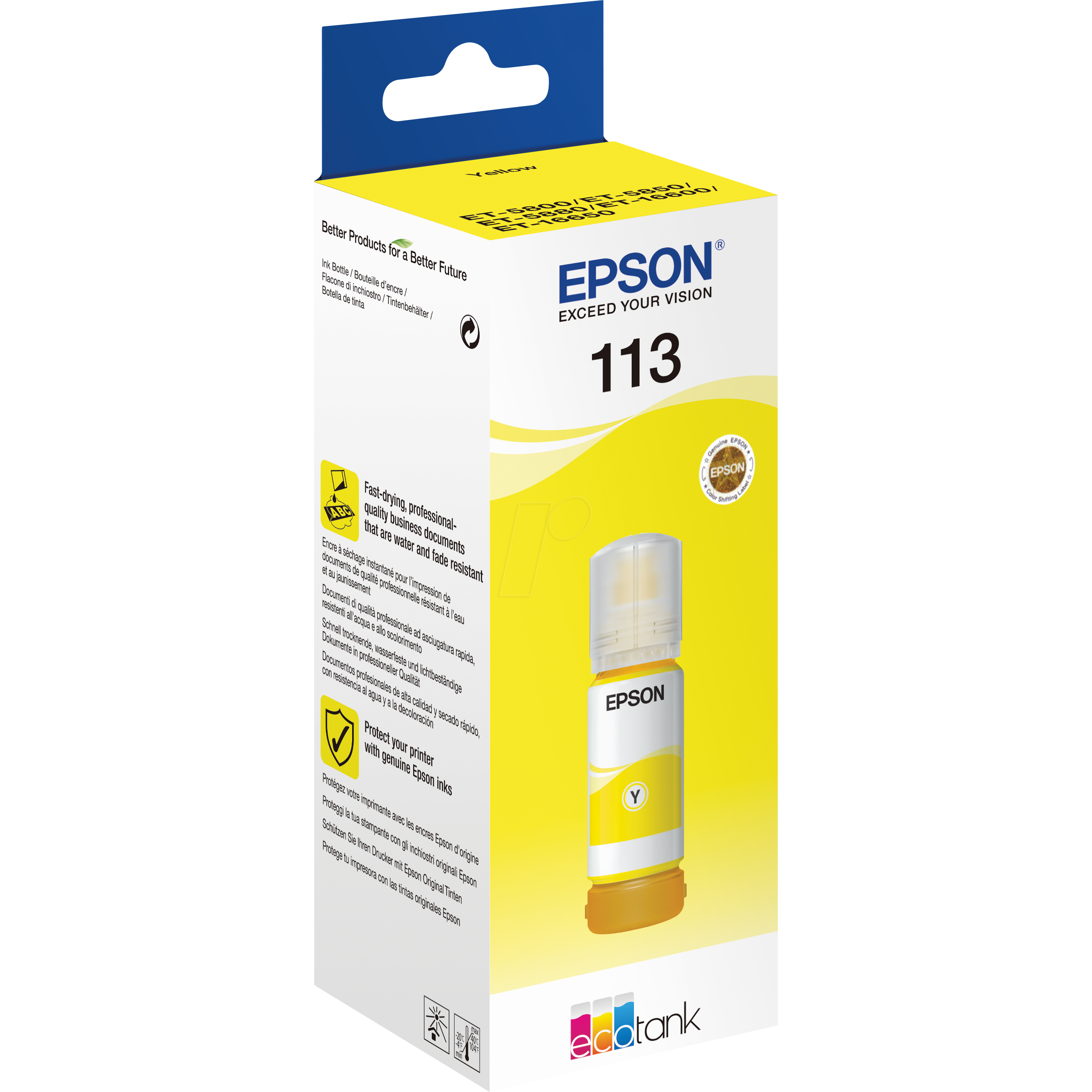 Epson C13T06B440 113 gult Ink 70ml