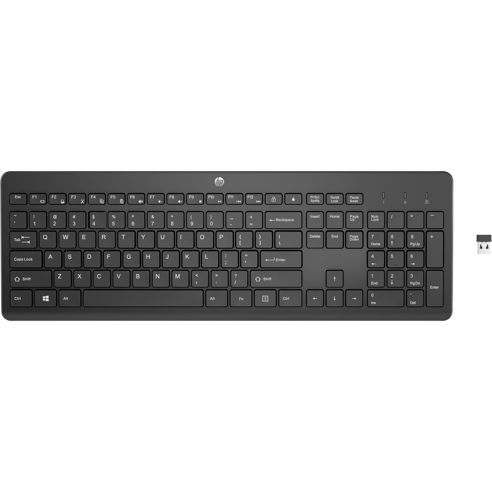 HP 230 Wireless Keyboard, svart - Nordic (Consumer)