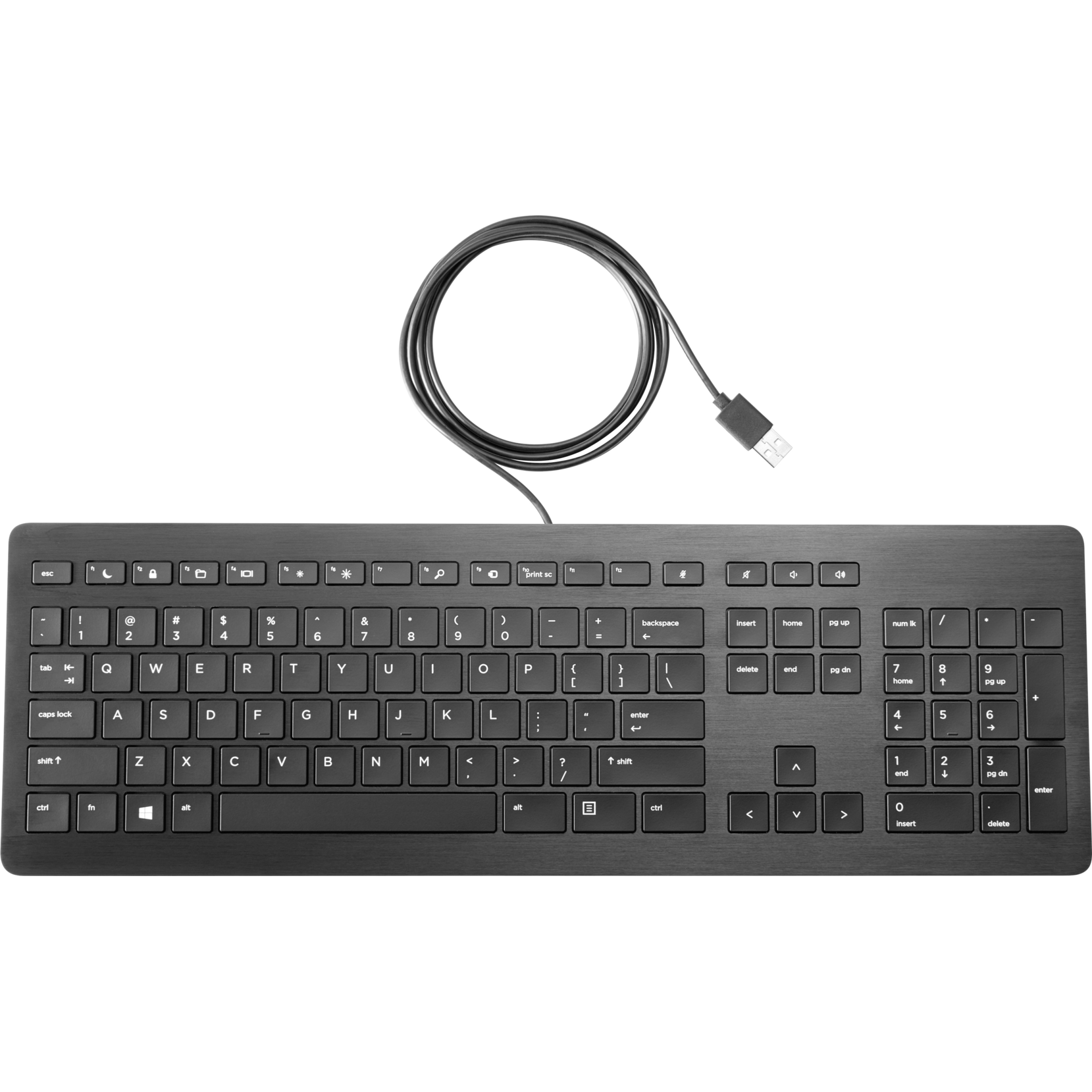 HP USB Premium Keyboard, svart (Nordic)