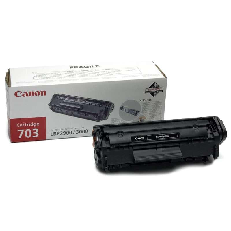 Canon 703 (Prentar: 2,000 síður) svart dufthylki