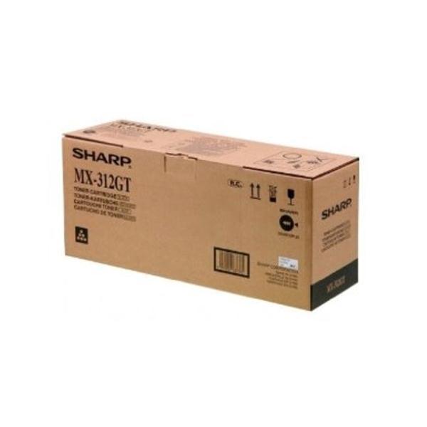 Sharp MX-312GT (Prentar: 25,000 síður) svart dufthylki