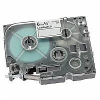 Brother P-touch TXe-111 Tape 6mm svart á glært Límborði