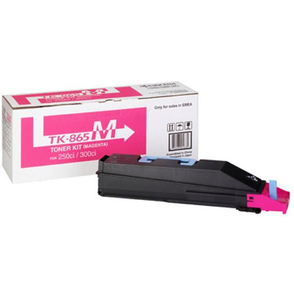 Kyocera TK-865M (Prentar: 12,000 síður) rautt dufthylki