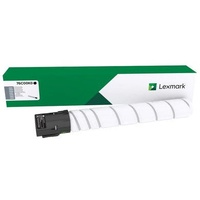 Lexmark 76C00K0 (Prentar: 18,500 síður)  svart dufthylki