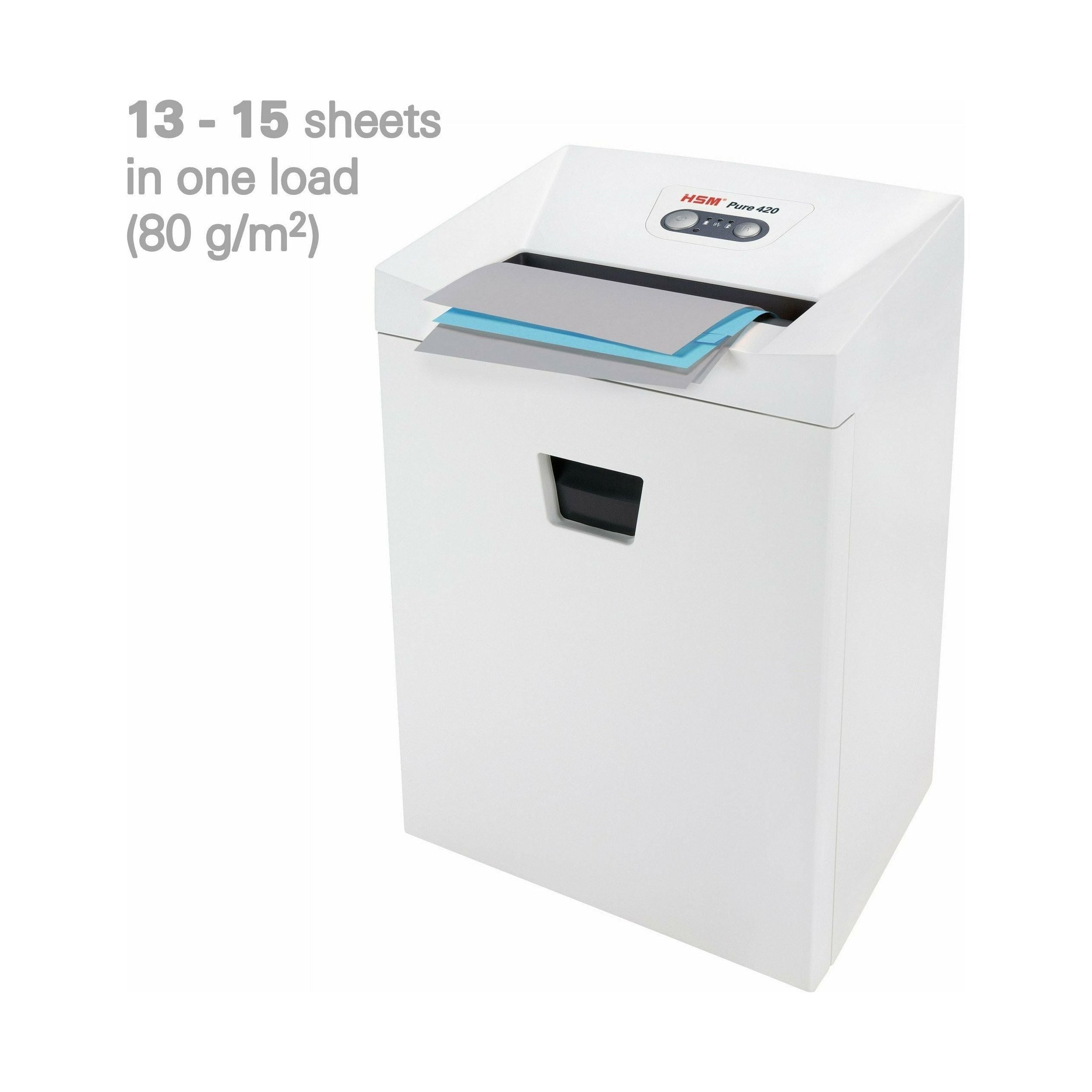 Pure pappírstætari 420 4,5x30 cross cut P4 white