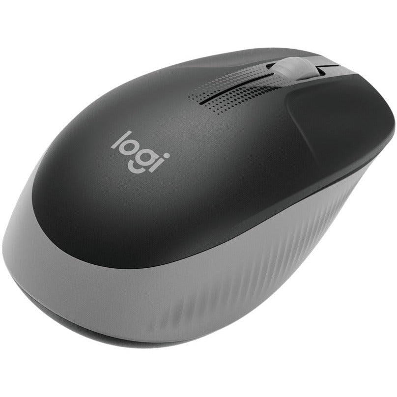 Logitech M190 (1000dpi) Full-Size þriggja takka þráðlaus mús (Mid grá)