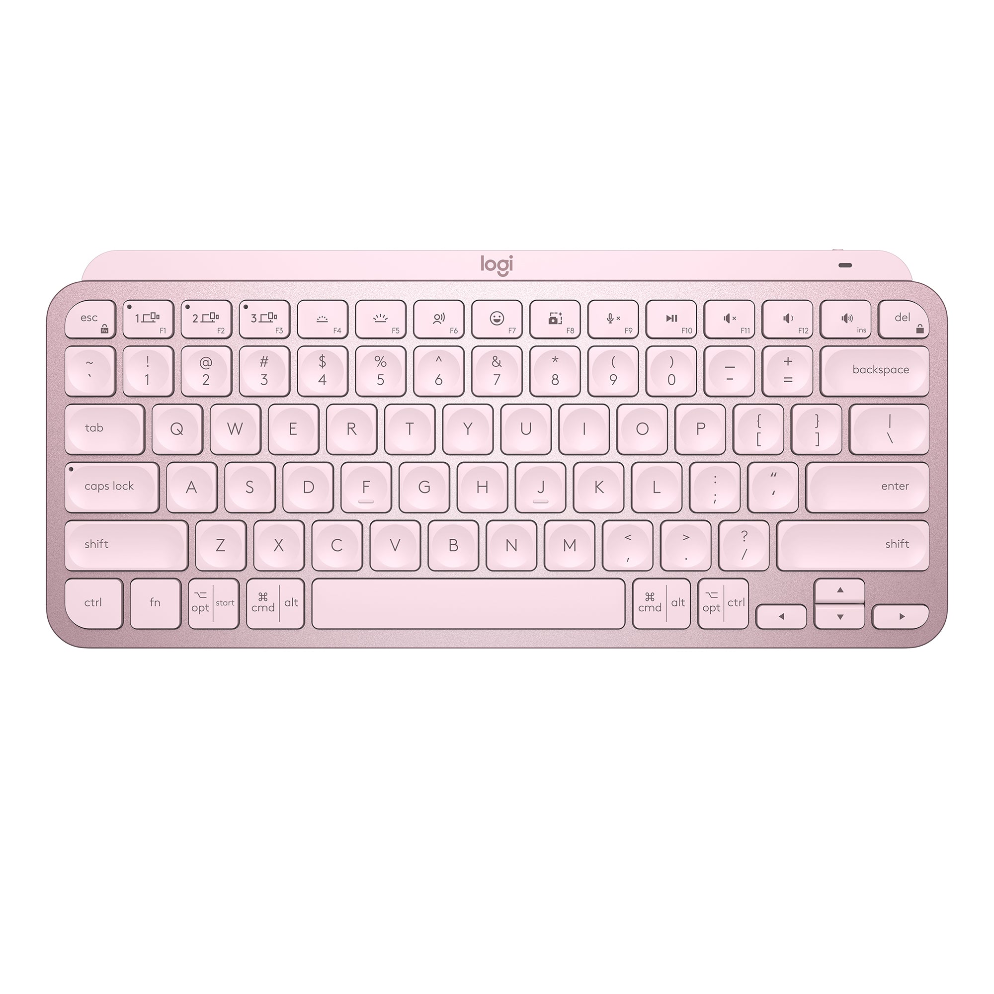 MX Keys Mini Minimalist Wireless Keyboard, Rose (Nordic)