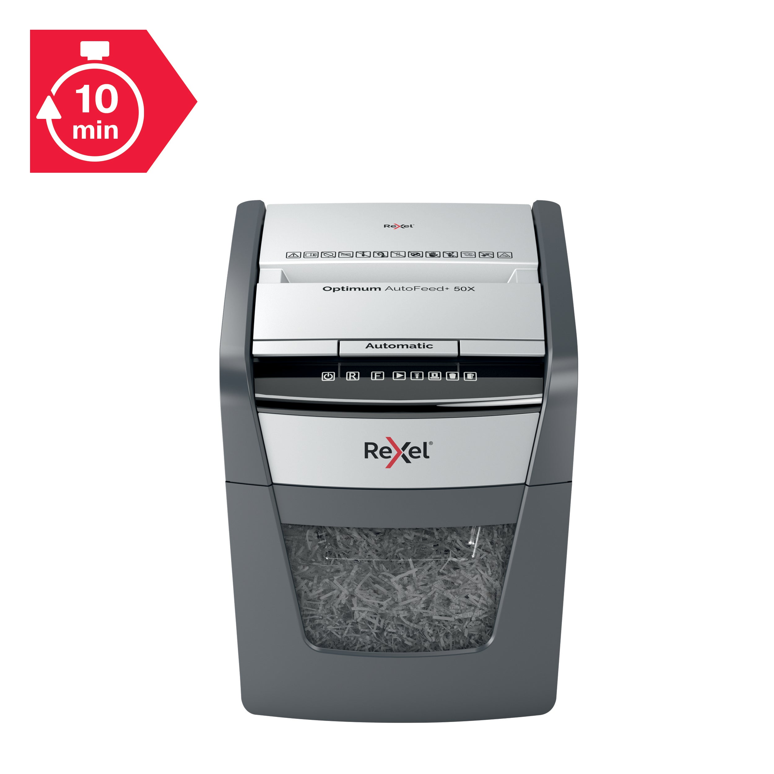 Shredder Rexel Optimum AutoFeed+ 50X P4