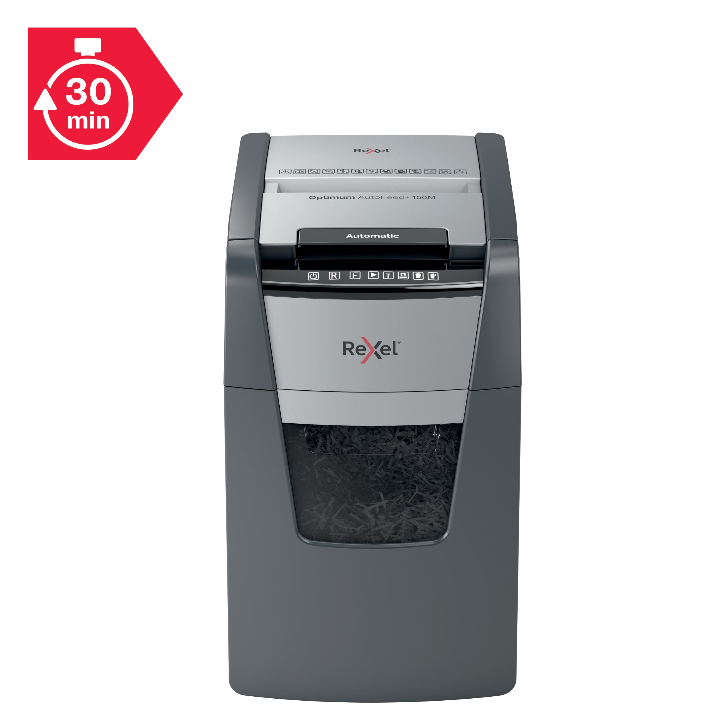 Shredder Rexel Optimum AutoFeed+ 150M P5