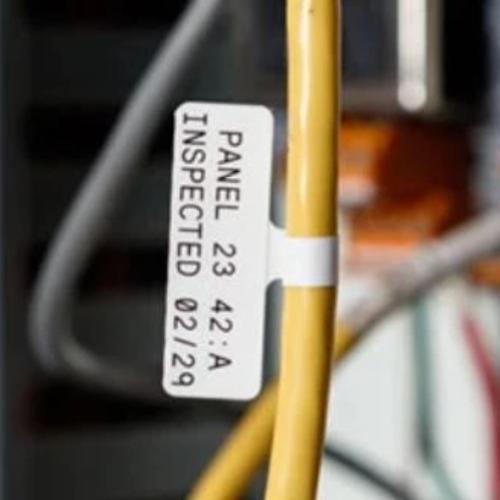 Límmiðar Fyrir Aimo M110 og M220 til að merkja kapla ofl. - 38mm*25mm+30mm - 130 stk.