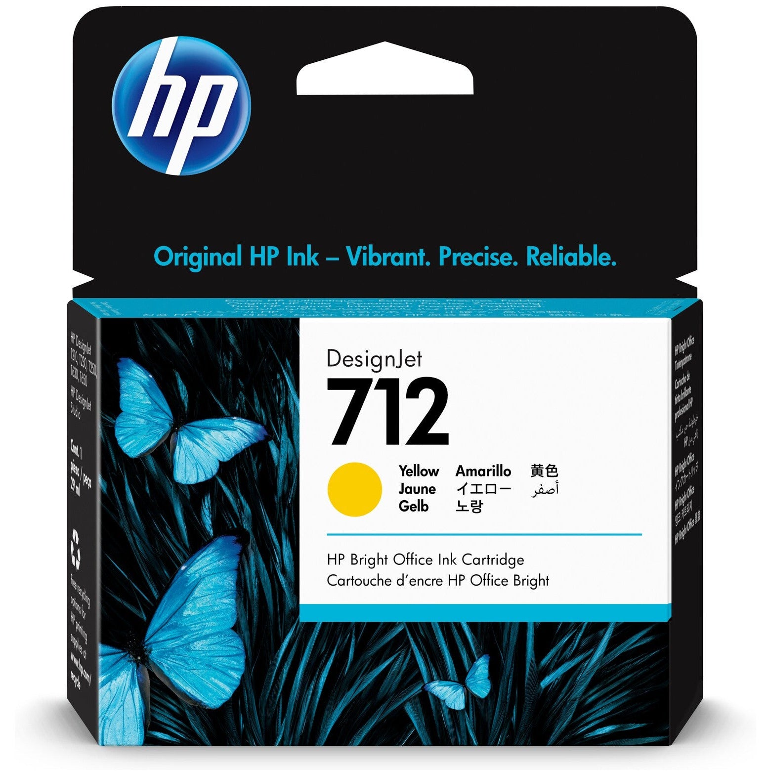 HP DesignJet 712 (29ml) gult blekhylki