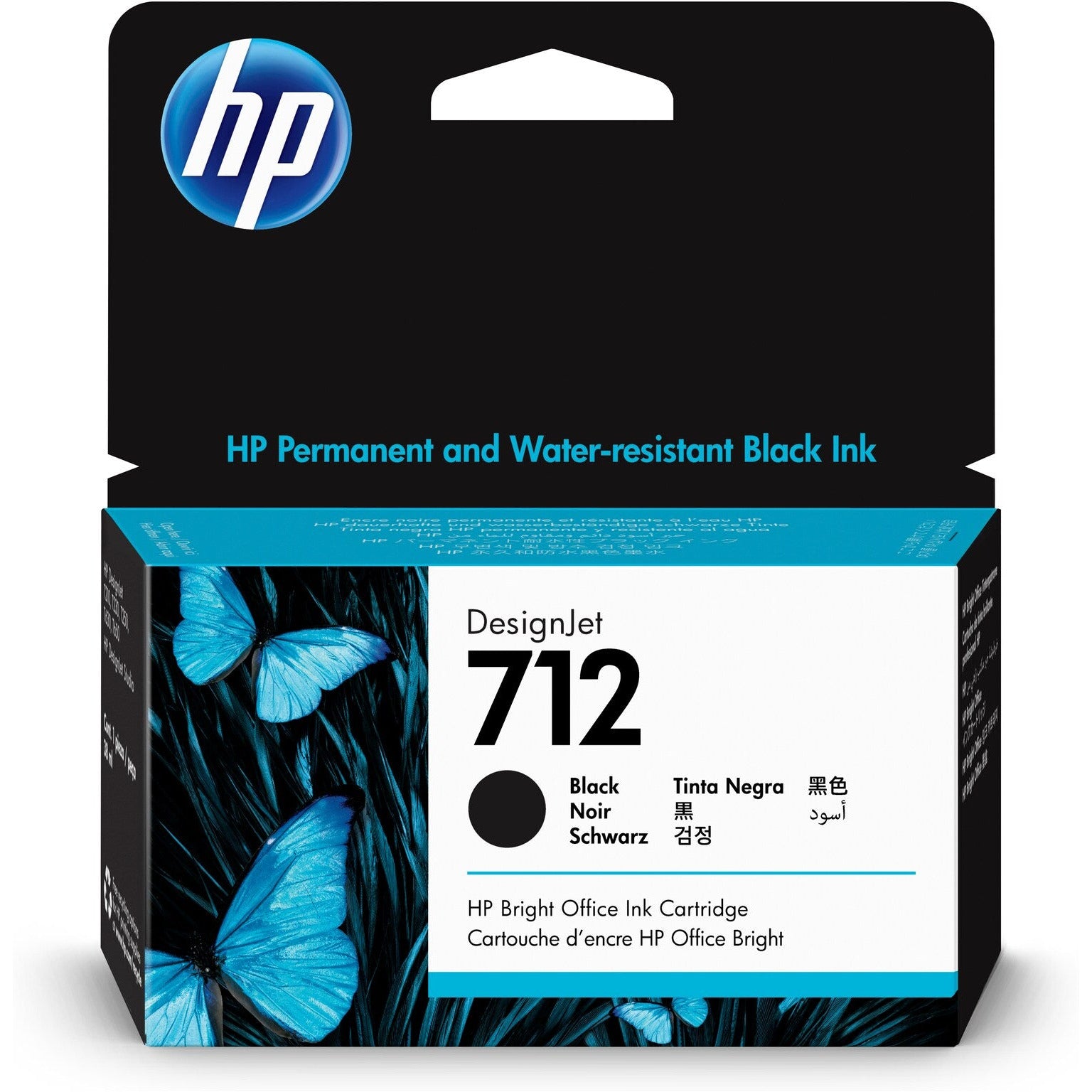 HP DesignJet 712 (38ml) svart blekhylki