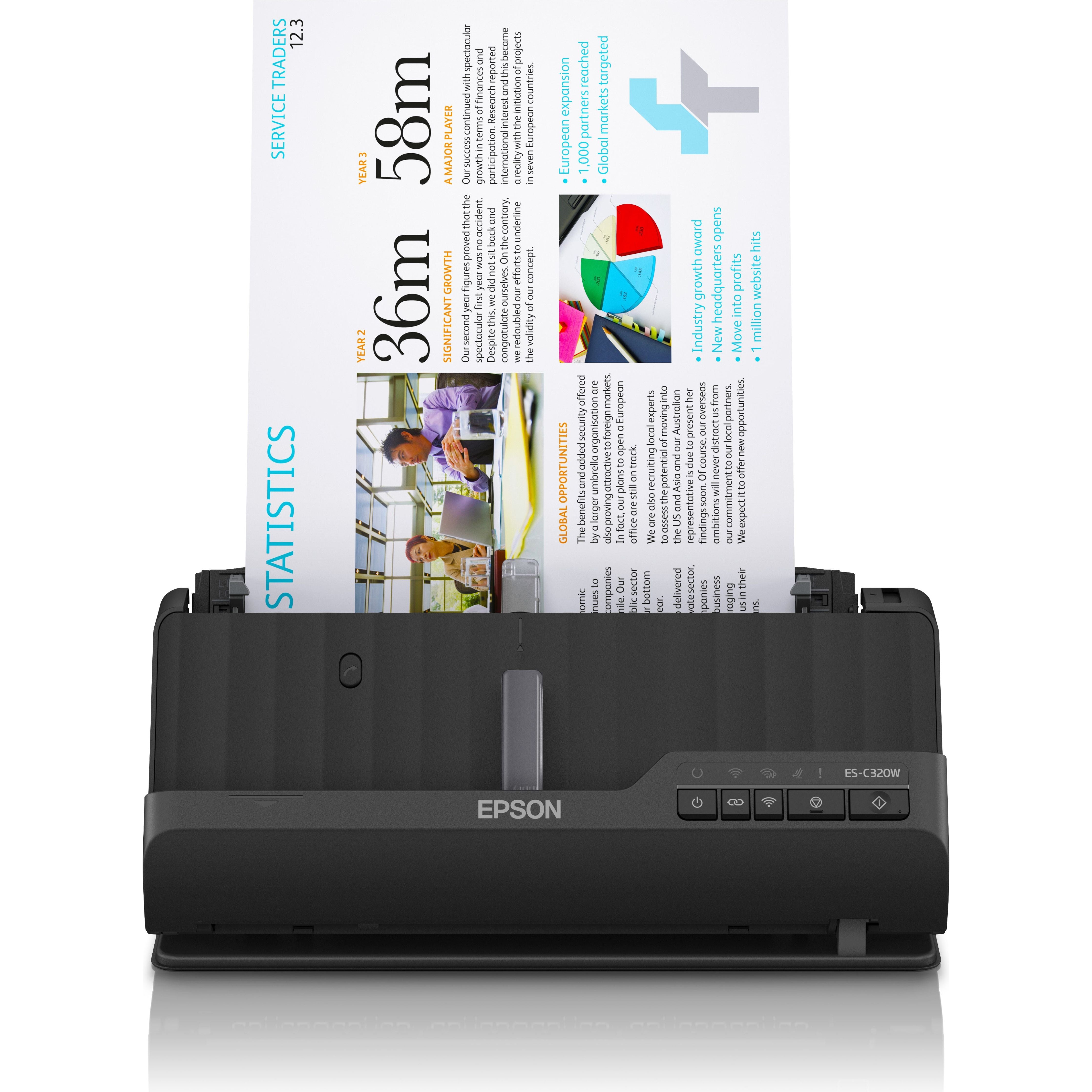 Epson Workforce ES-C320W compact Wi-Fi scanner