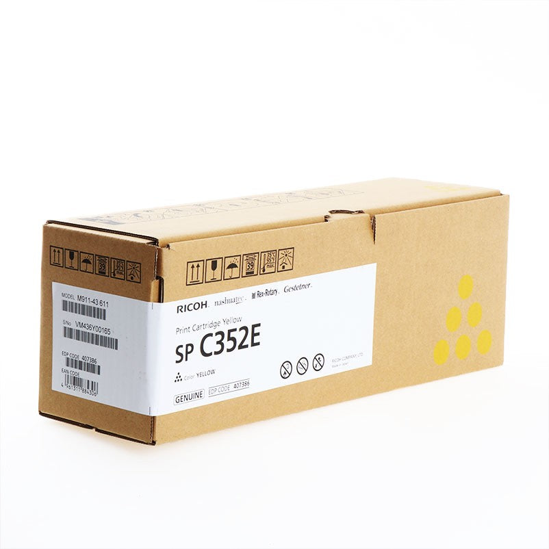 Ricoh Toner 408218 standard capacity SPC352E yellow