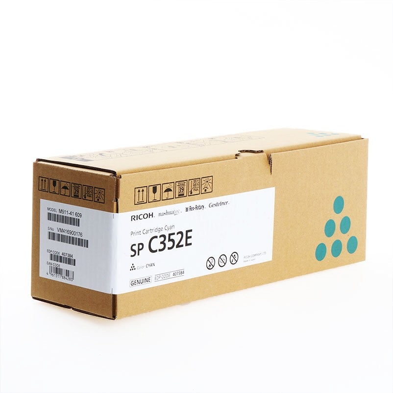 Ricoh Toner 408216 standard capacity SPC352E cyan