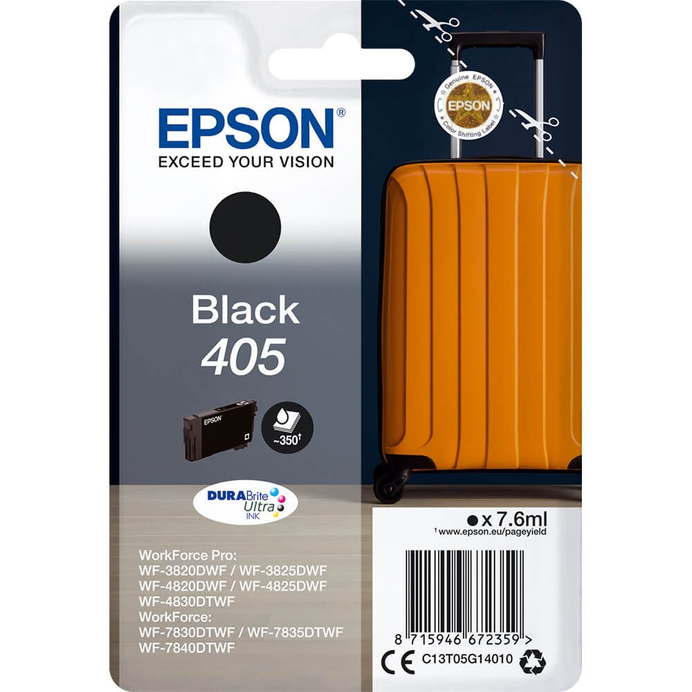 EPSON 405 svart - standard stærð blekhylki