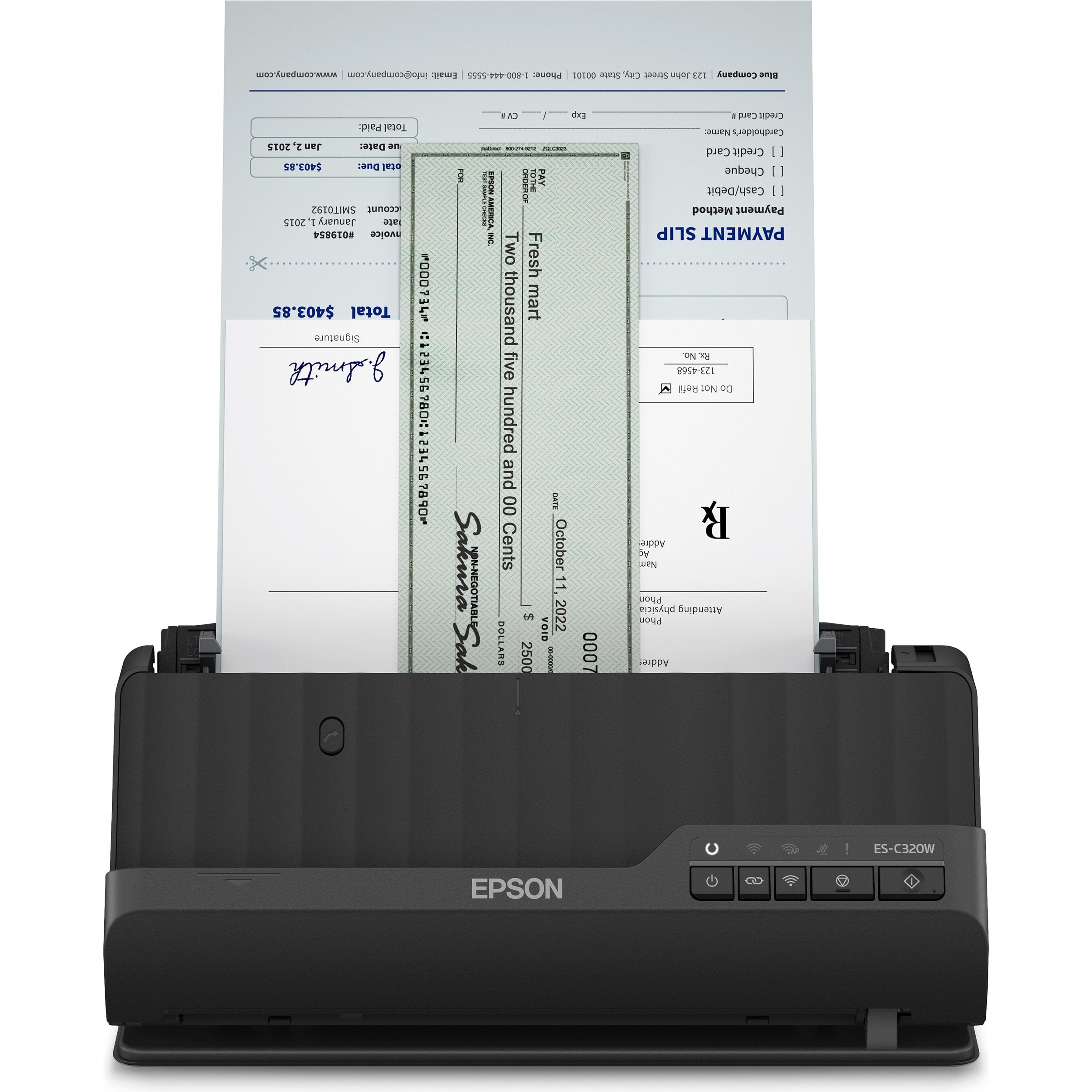 Epson Workforce ES-C320W compact Wi-Fi scanner