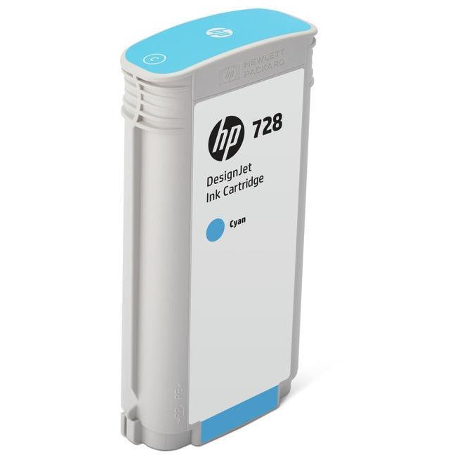 HP F9J67A 728 CYAN INK CART 130ML