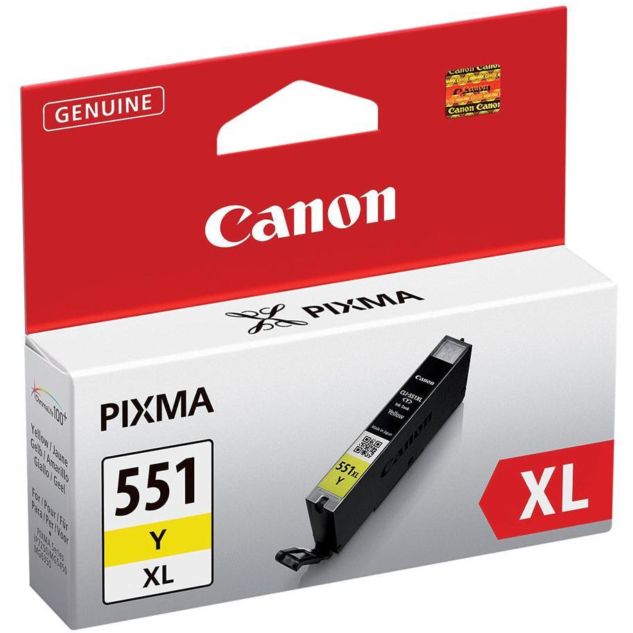 Canon CLI-551YXL (Prentar: 685 síður) XL gult blekhylki