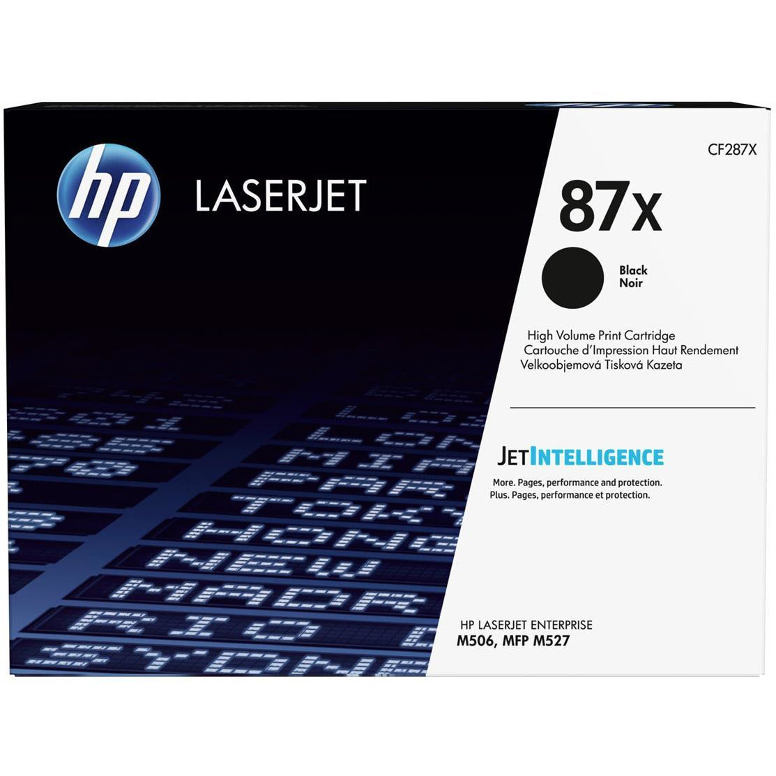 HP 87X (prentar:  18,000 síður) XL svart Laser dufthylki