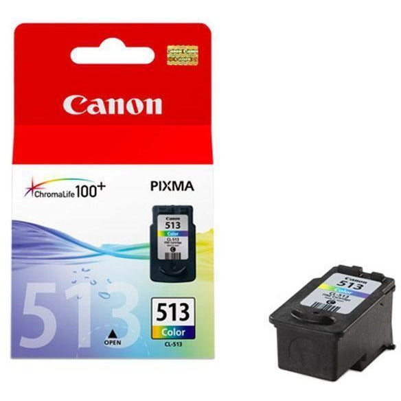 Canon CL-513 (Prentar: 349 síður) XL blátt/rautt/gult blekhylki