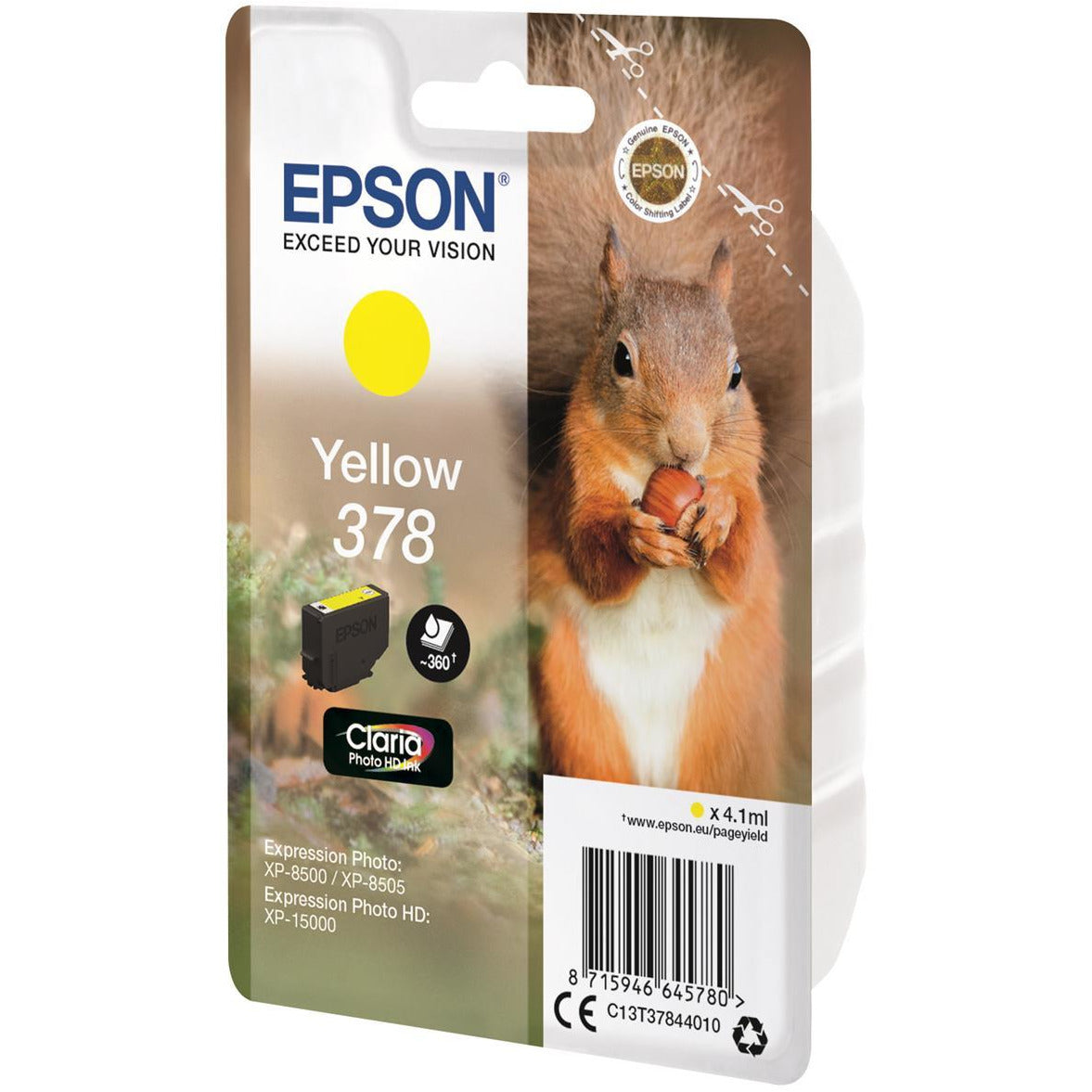 Epson Xp8500/8505 gult blekhylki 4.1ml