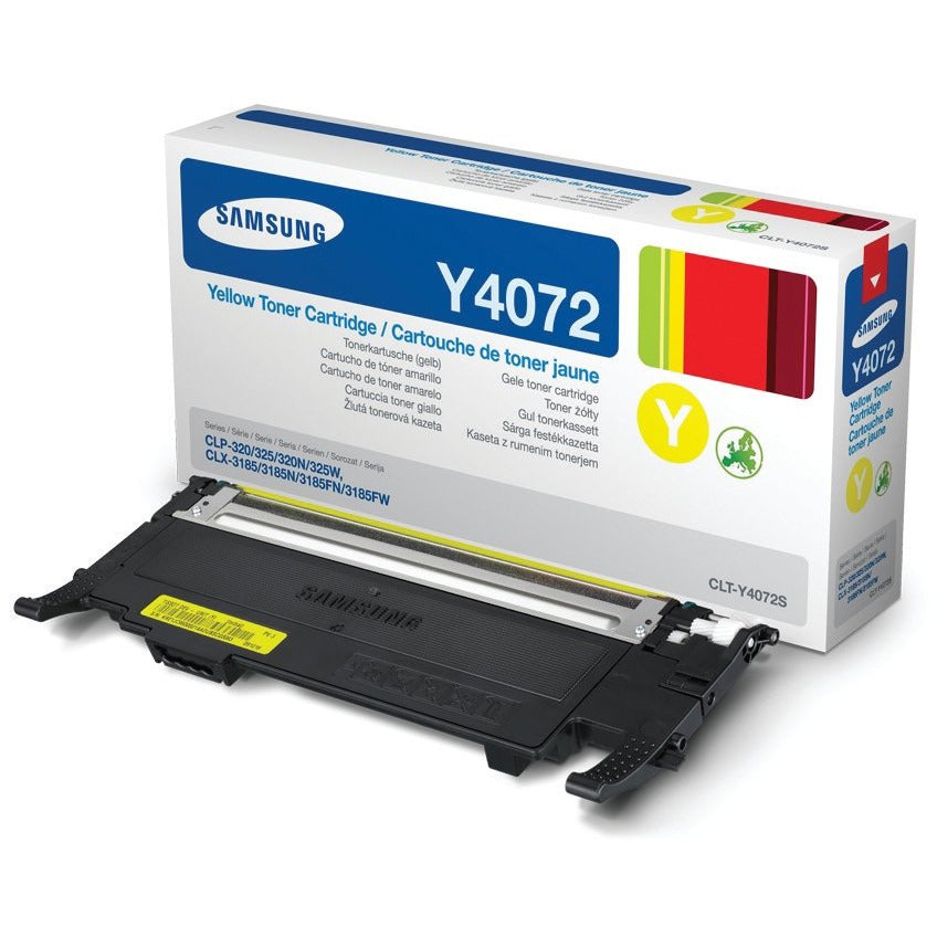 Samsung Y4072S gult dufthylki (prentar 1000 síður) fyrir CLP-320/CLP-325/CLX-3185 Series Printers