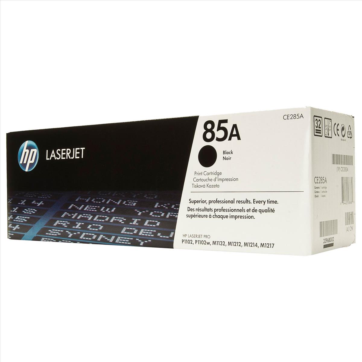 HP 85A (Prentar: 1,600 síður) svart dufthylki