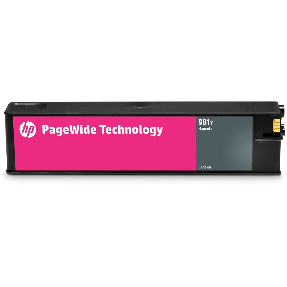 HP 981Y (prentar:  20,000 síður) Extra XL Original rautt PageWide Cartridge fyrir PageWide Enterprise Color 556dn/556xh/586z/586dn/586f Printers