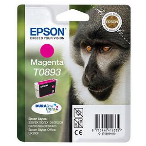 Epson Monkey T0893 (Prentar: 135 síður) rautt blekhylki