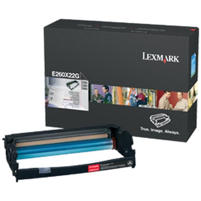 Lexmark E260X22G (Yield: 30,000 Pages) Black Photoconductor Imaging Drum Unit