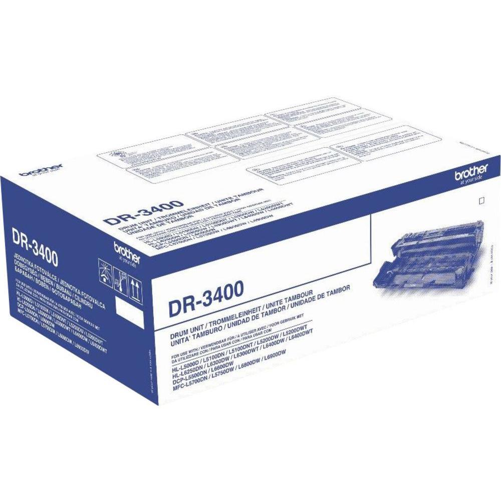 Brother DR-3400 (Yield: 30,000 Pages) Black ink Laser Imaging Drum