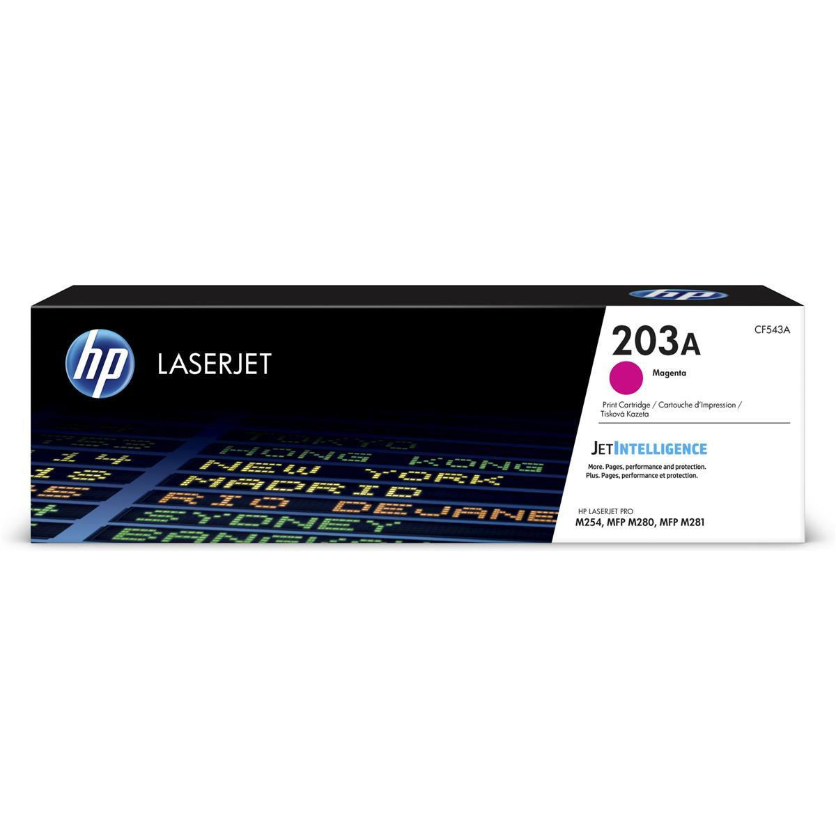 HP CF543A 203A rautt LaserJet Pro M254DW