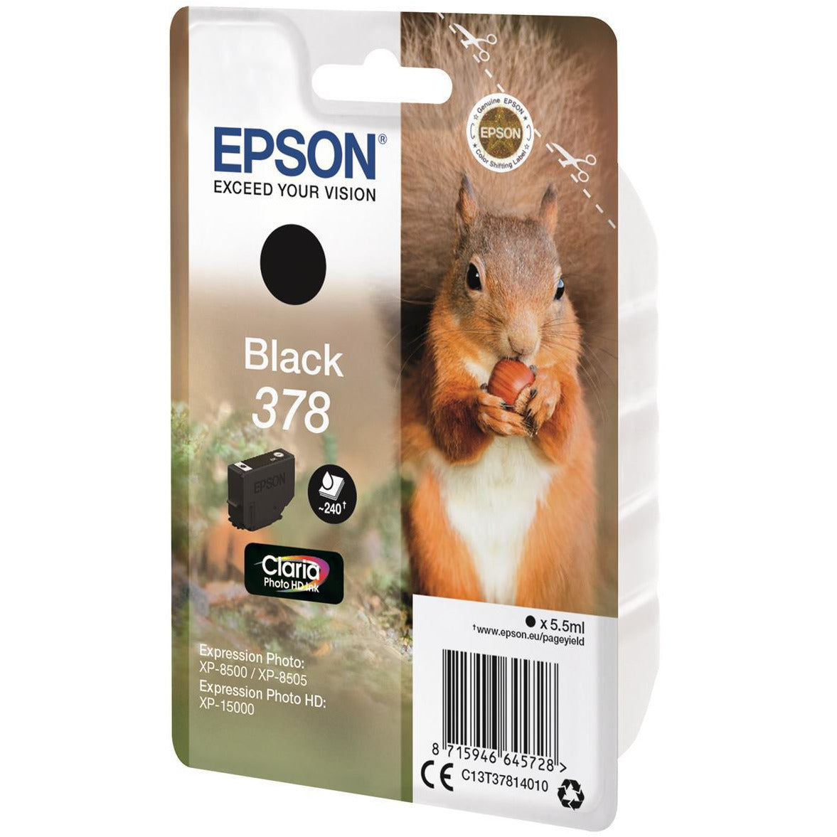 Epson C13T37814010 378 svart Ink 5.5ml